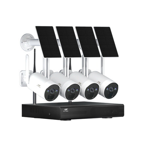 UL-tech Wireless Solar CCTV Security Cameras 4MP 8CH NVR - Main Image