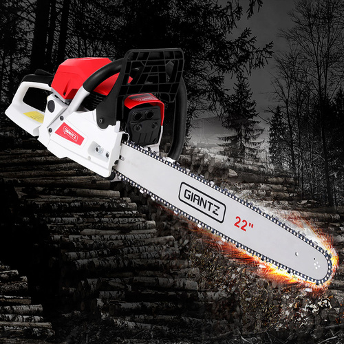 Giantz 74cc Petrol Chainsaw 22" Bar E-Start Tree Pruning Chain Saw - Main Image