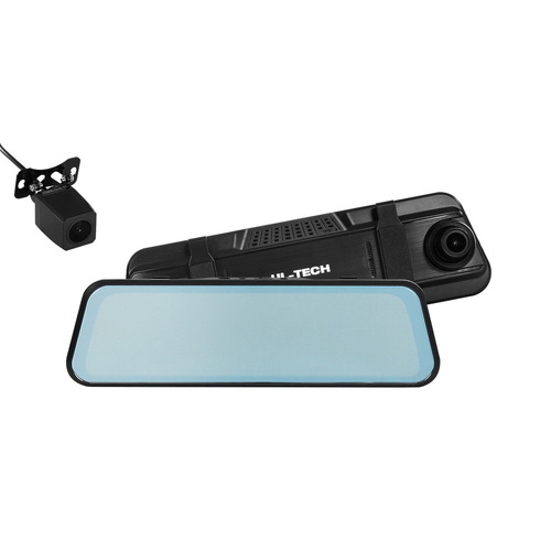 UL-tech Dash Camera 1080P 9.66" Front and Rear View Cam Car DVR Reverse Recorder - Main Image
