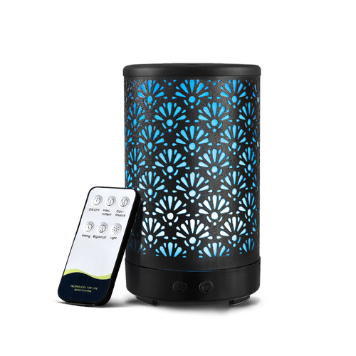 Devanti Aroma Diffuser Aromatherapy Black 100ml - Main Image