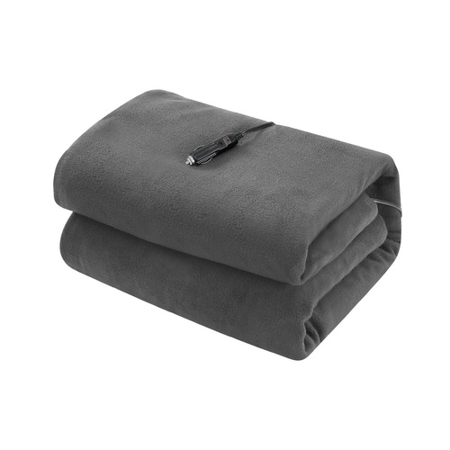 Giselle Electric Heated Blanket Car Throw Rug Grey - Main Image