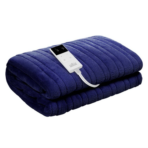 Giselle Bedding Electric Throw Blanket - Navy - Main Image
