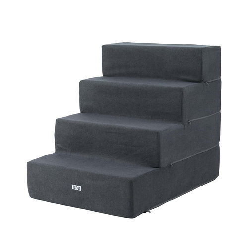 i.Pet Dog Ramp Foam Dog Cover Stairs Portable Cat Ladder For Sofa Bed 4 Steps - Main Image