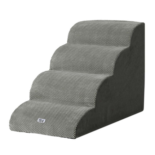 i.Pet Dog Ramp Steps Foam 4 Tier Pet Stairs For Bed Sofa Car Portable Indoor - Main Image