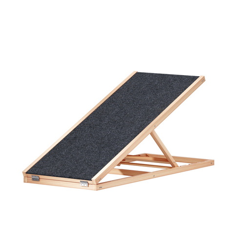 i.Pet Dog Ramp 100cm Adjustable Height Wooden Steps Stairs For Bed Sofa Car Foldable - Main Image