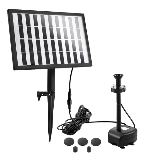Gardeon Solar Pond Pump with Battery LED Lights 4 FT - Main Image