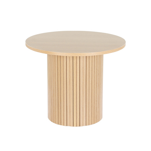 Artiss Coffee Table Round Fluted Base PIIA - Main Image
