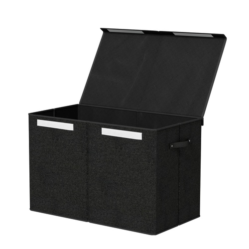 Keezi Large Toy Box Chest Storage with Flip-Top Lid Foldable Organizer Bins - Main Image