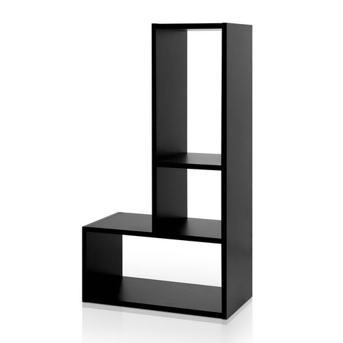 Artiss Bookshelf L Shape DIY - Black - Main Image