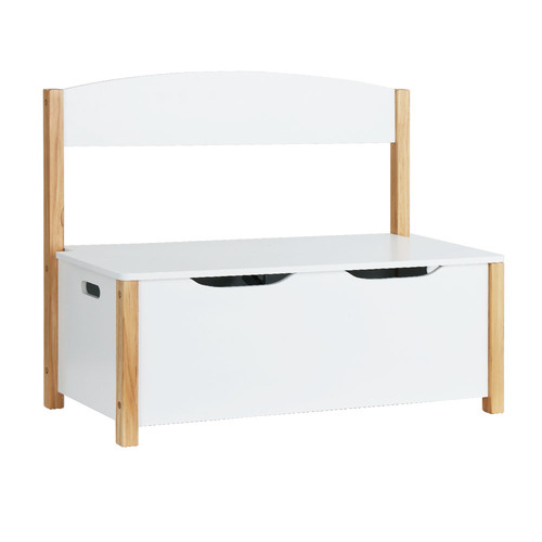 Keezi Kids Toy Box Chest Storage Blanket Children Organiser Seating Bench - Main Image