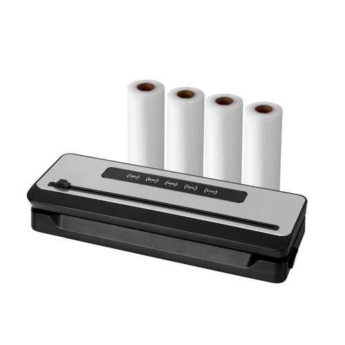 Devanti Food Vacuum Sealer Machine Sealing Cutter 4 Modes Storage Bags 4 Rolls - Main Image