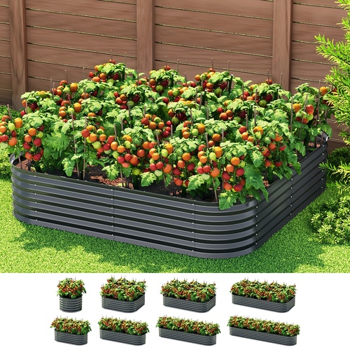 Green Fingers Garden Bed 9 In 1 Modular Planter Box 40CM height - Main Image