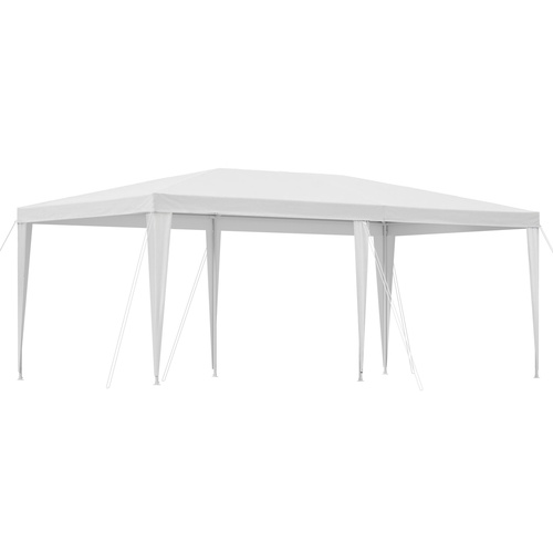 Instahut Gazebo 3x6m Wedding Party Marquee Tent Outdoor Event Camping Canopy Shade White - Main Image