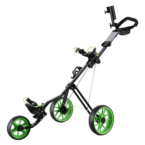 Everfit Golf Buggy Quick Folding Trolley Golf Cart 3 Wheels Height Adjustable - Main Image
