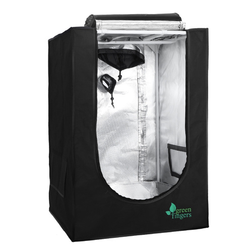 Green Fingers Grow Tent 60x60x90CM Hydroponics Kit Indoor Plant Room System - Main Image