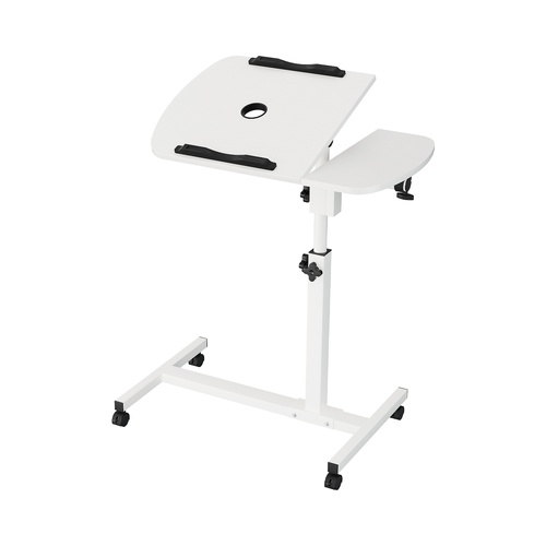 Artiss Laptop Desk Table Fan Cooling White 60CM - Main Image