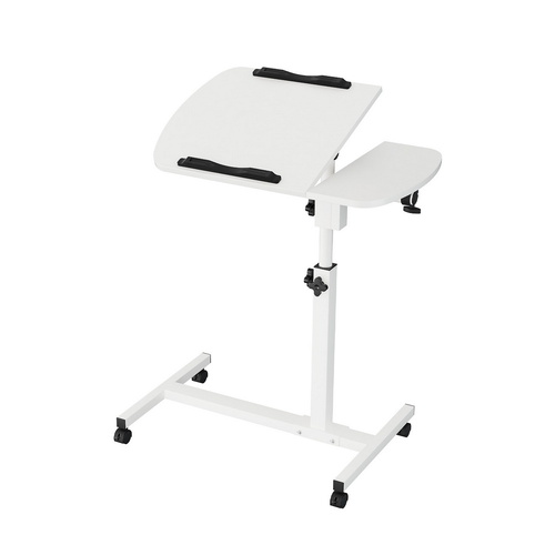 Artiss Laptop Desk Table Fan Cooling White 60CM - Main Image
