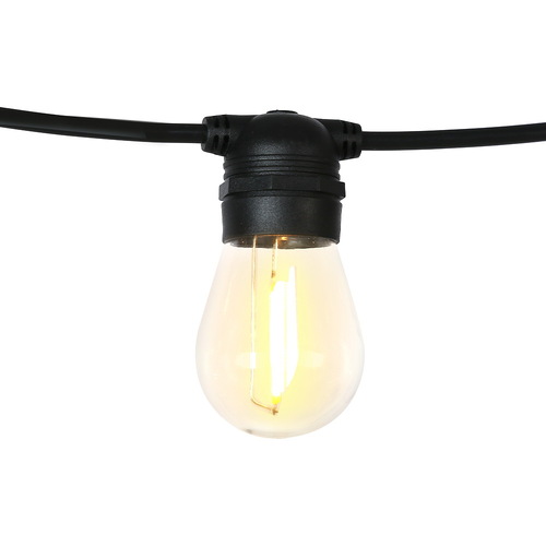 17m Solar Festoon Lights Outdoor LED String Light Christmas Party Garden Decor - Main Image