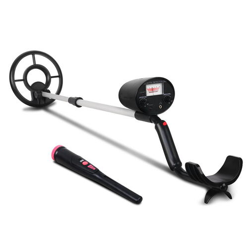 Metal Detector 180MM Deep Sensitive Waterproof Pinpointer Treasure Hunter Black - Main Image
