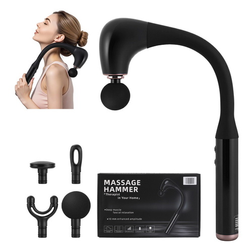 Everfit Massage Gun U-shaped Extended Handle Percussion Massager 4 Heads - Main Image