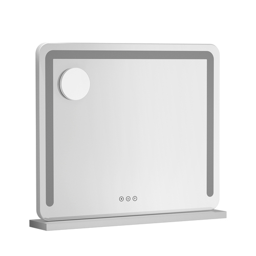 Embellir Makeup Mirror 60x50cm Hollywood Vanity with LED Light Tabletop White - Main Image