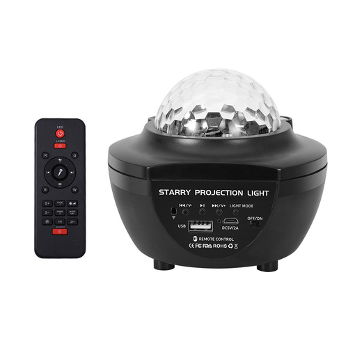 Gardeon Projector Party Night Light LED Galaxy Starry Sky Ocean Star Lamp Music - Main Image