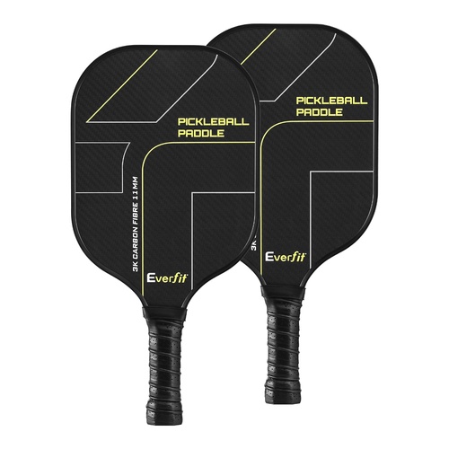 Everfit 2PCS Pickleball Paddles Set Outdoor Pickle Balls Rackets with Cover Bag Training - Main Image