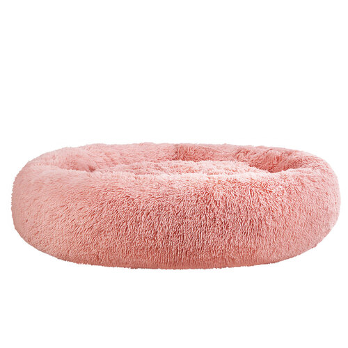 i.Pet Pet Bed Dog Cat 110cm Calming Extra Large Soft Plush Pink - Main Image