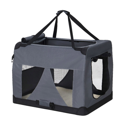 i.Pet Pet Carrier Soft Crate Dog Cat Travel 82x58CM Portable Foldable Car XL - Main Image