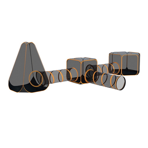 i.Pet Pet Playpen Cat House 6 IN 1 Tent Tunnel Dog Cage Puppy Rabbit Play Portable - Main Image