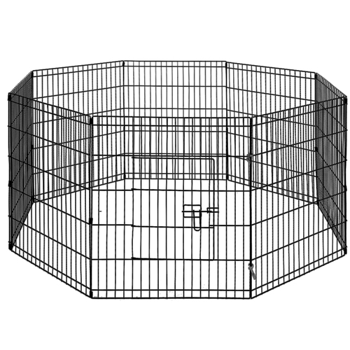 i.Pet 30" 8 Panel Dog Playpen Pet Fence Exercise Cage Enclosure Play Pen - Main Image