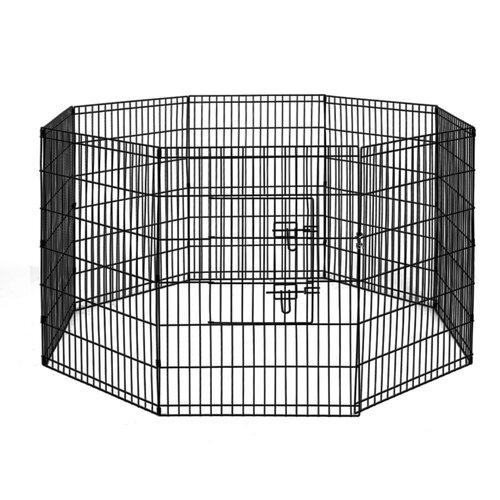 i.Pet 36" 8 Panel Dog Playpen Pet Fence Exercise Cage Enclosure Play Pen - Main Image