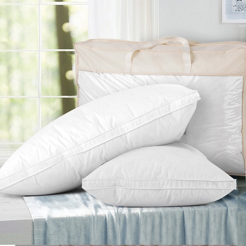 Giselle Bedding Goose Feather Down Pillow Luxury Twin Pack - Main Image