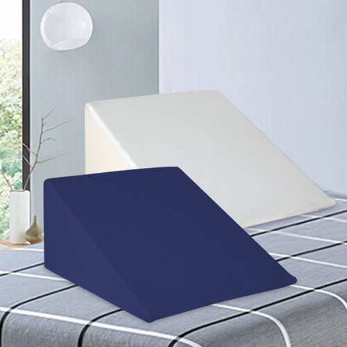 Giselle Bedding Wedge Pillow White & Blue - Main Image