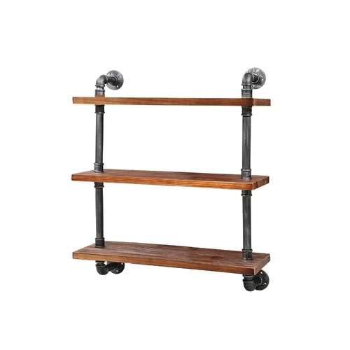 Artiss Floating DIY Pipe Shelf 3 Tiers - IRMA - Main Image