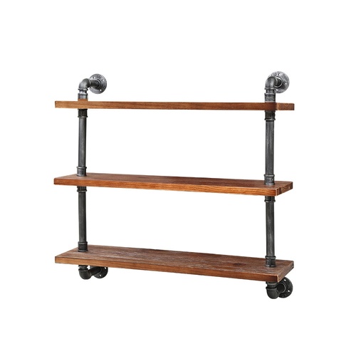 Artiss Floating DIY Pipe Shelf 3 Tiers - ISSA - Main Image
