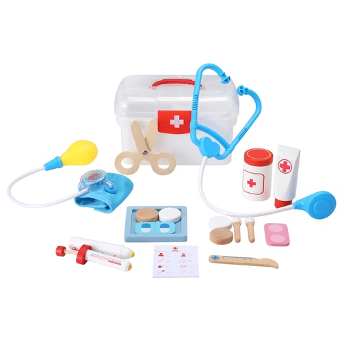Keezi Kids Doctor Nurse Medical Case Pretend Play Set Stethoscope Medicine Toys - Main Image