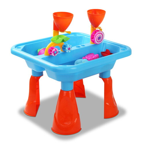Keezi Kids Sandpit Pretend Play Sets Beach Toys Outdoor Sand Water Table Set - Main Image