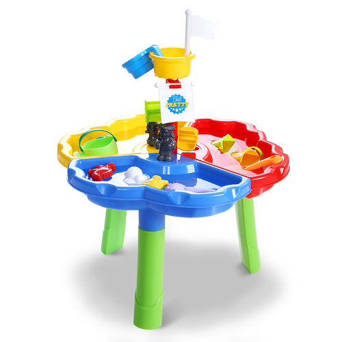 Keezi Kids Sandpit Pretend Play Set Outdoor Sand Water Table Beach Toy - Main Image