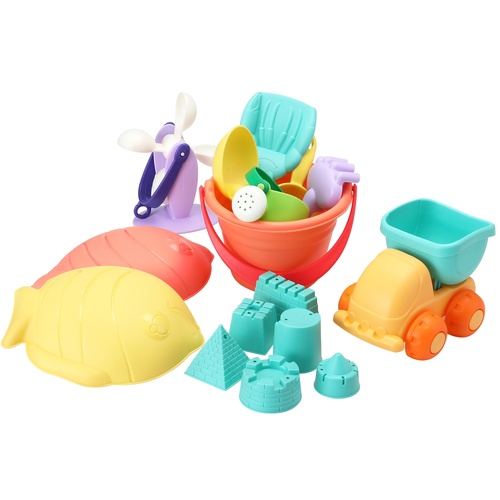 Keezi Kids Water Table Tool Kit Sand Truck Windmill Bucket Shovel Sandpit Toys - Main Image
