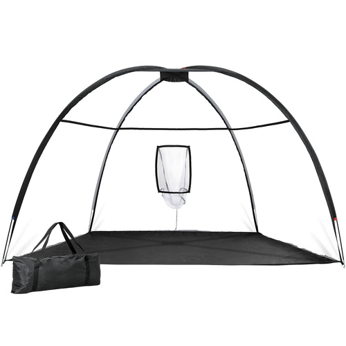 Everfit 3.5m Golf Practice Net Portable Training Aid Driving Target Tent Black - Main Image