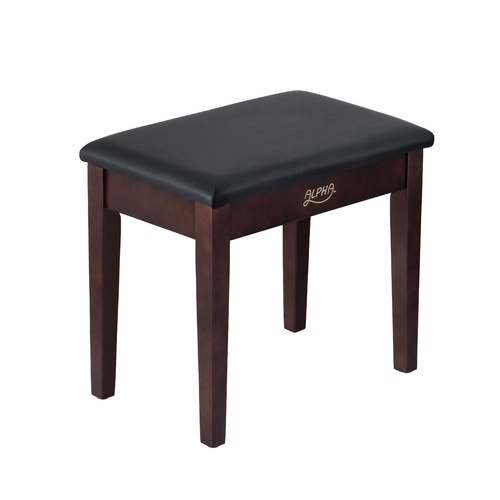 Alpha Piano Bench Stool with Storage Wooden PU Leather - Main Image