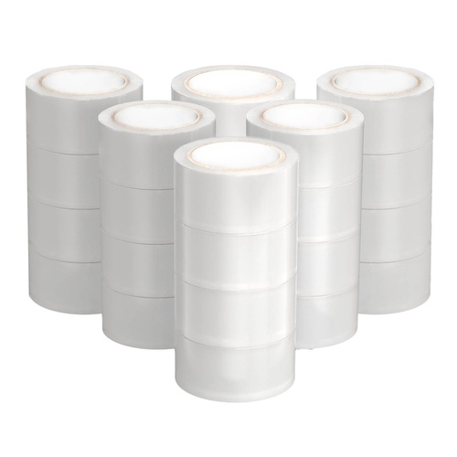 24 Rolls Packing Packaging Tape Sticky Clear Sealing Tapes Transparent 48mmx75m - Main Image