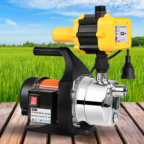 Giantz Garden Water Jet Pump High Pressure 800W Tank Rain Farm Irrigation Yellow - Main Image