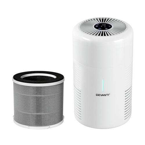 Devanti Air Purifier 3-layer HEPAh11 Filter Home Freshener Carbon PM2.5 Remover - Main Image