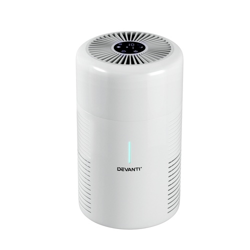 Devanti Air Purifier HEPA Filter Home Purifiers Dust Sensor PM2.5 Remover - Main Image