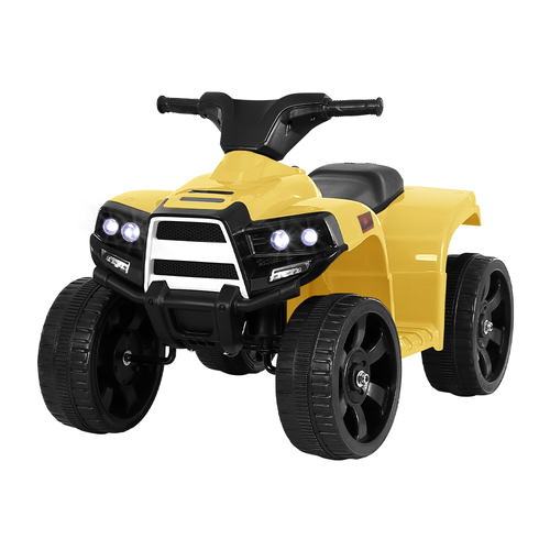 Rigo Kids Ride On ATV Quad Motorbike Car 4 Wheeler Electric Toys Battery Yellow - Main Image