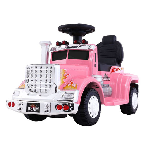 Rigo Kids Electric Ride On Car Truck Motorcycle Motorbike Toy Cars 6V Pink - Main Image