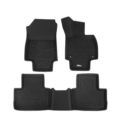 Weisshorn Car Rubber Floor Mats Front And Rear Compatible For Toyota RAV4 2019-2022 - Main Image
