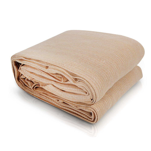 Instahut Shade Sail 2.5x3m Rectangle 280GSM 98% Sand Shade Cloth - Main Image